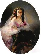 Franz Xaver Winterhalter, Portrait of Madame Barbe de Rimsky-Korsakov